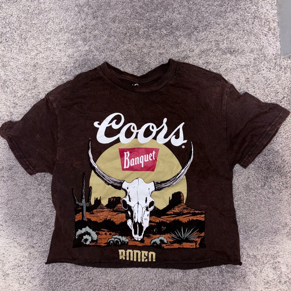 Brown Graphic T-Shirt